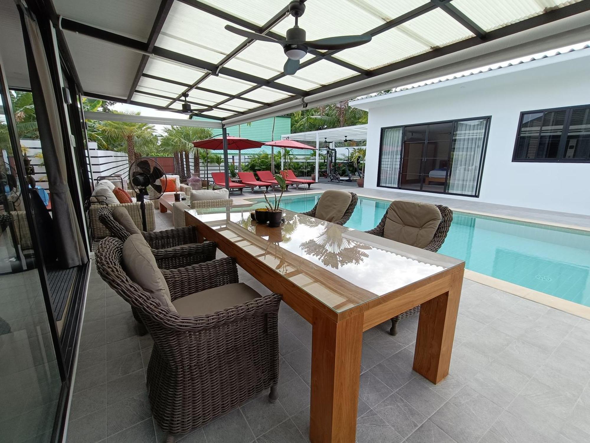 Beautiful Private 3 Bedroom Villa With Pool And Gym Rawai Extérieur photo